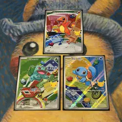 Pokemon First Partner Promo Charmander Squirtle Bulbasaur Kanto MEP 037 038 039 - Image 1