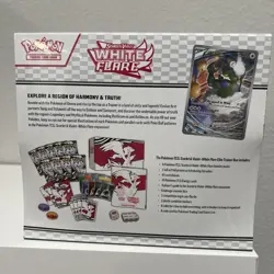 Pokemon Scarlet Violet White Flare Elite Trainer Box ETB Factory Sealed - Image 4