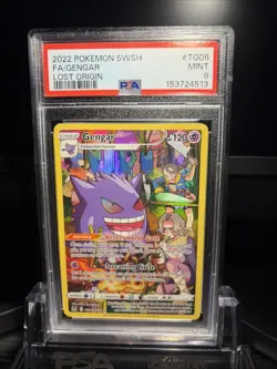 Pokemon Gengar FA Lost Origin PSA 9 - Image 1