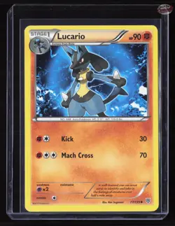 Lucario Black & White Plasma Storm Uncommon 77/135 - LP - Image 1