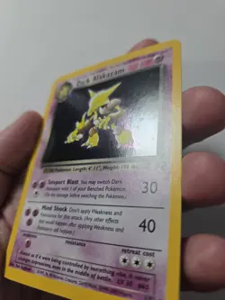 Pokemon TCG Dark Alakazam (1) #01/82 Team Rocket Holo Nm Vintage - Image 5