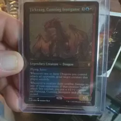 MTG FOIL Firkraag Cunning Instigator Commander Baldurs Gate EDH Dragon - Image 1