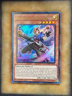 Yugioh Artmage Graflare DUAD-EN010 Ultra Rare 1st Ed NM - Image 1