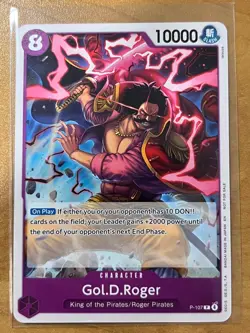 1x Gol.D.Roger (Store Tournament 2025 Vol. 4) - P-107 - P NM-Mint One Piece Prom - Image 1