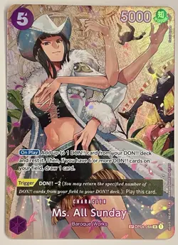 Ms. All Sunday (SP) OP04-064 Wings of the Captain Foil - Image 1