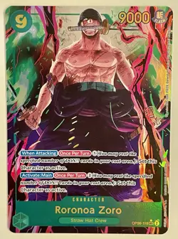 Roronoa Zoro (Alternate Art) OP06-118 Wings of the Captain Foil - Image 1