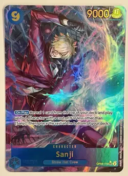 One Piece Sanji Alternate Art OP06-119 Wings of the Captain Foil - Image 1