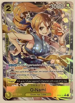 O-Nami (Alternate Art) OP06-101 Wings of the Captain Foil - Image 1