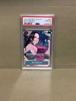 Boa Hancock PSA10 2023 One Piece Op02-Paramount War Box Topper #059 - Image 1