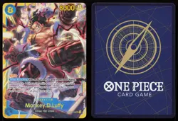 Monkey.D.Luffy OP11-118 Non Foil Secret Rare A Fist of Divine Speed One Piece NM - Image 3