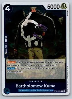 One Piece Bartholomew OP01-074 Foil - Image 1
