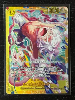 Monkey D. Luffy OP15 EB04-061 SEC ONE PIECE TCG ENGLISH - Image 1