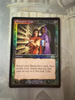1x - Foil - Vampiric Tutor - 2000 Judge Promo - Visions Art - MTG NM - Image 2