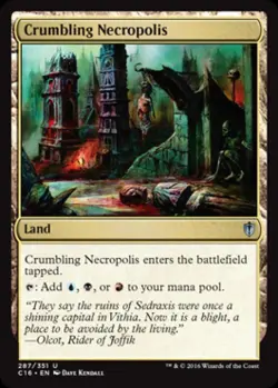 Crumbling Necropolis - Light Play MTG Commander 2016 Edition - Image 1