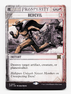 Bedevil [Outlaws of Thunder Junction: Breaking News] MTG Magic NM/M 💀🔥 - Image 1