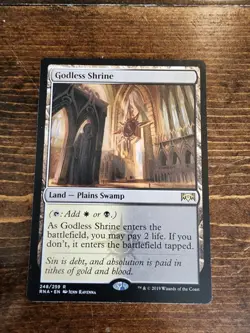 Godless Shrine Ravnica Allegiance RNA Shock Land MTG Magic the Gathering - Image 1