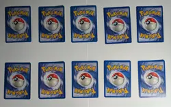 Lot of 10 Pokemon Trainer Cards from WOTC Era - Image 2