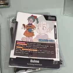 Bulma SB01-045 Leader Manga Booster 01 Dragon Ball Card English Fusion WorldBulm - Image 2