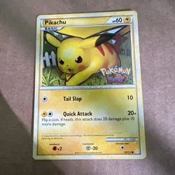 Pokemon Card Pikachu HeartGold & SoulSilver STAMPED POKEMON DAY 78/123 LP - Image 1