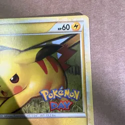 Pokemon Card Pikachu HeartGold & SoulSilver STAMPED POKEMON DAY 78/123 LP - Image 4