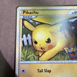 Pokemon Card Pikachu HeartGold & SoulSilver STAMPED POKEMON DAY 78/123 LP - Image 5