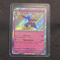 Shiny Ceruledge 162/091 SV: Paldean Fates Holo Pomemon Card TCG - Image 1