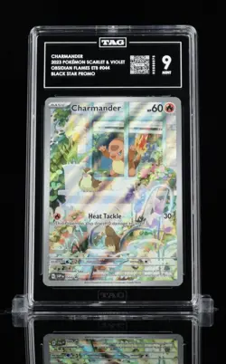 Charmander 044 Sv: Scarlet & Violet Promo Cards Holo TAG 9 MINT - Image 3