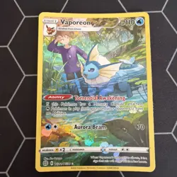 Vaporeon NM TG02/TG30 -Holo Rare Brilliant Stars Trainer Gallery Pokemon ref#154 - Image 1
