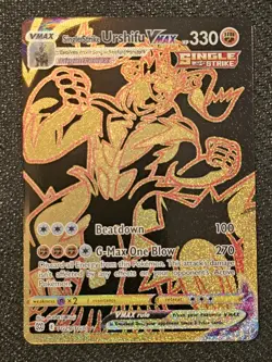 Pokemon TCG Urshifu VMAX Secret TG29/TG30 Brilliant Stars Trainer Gallery NM - Image 1