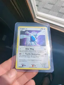 2007 Pokemon Secret Wonders Lugia 14/132 Holo HEAVILY PLAYED/DAMAGE - Image 1
