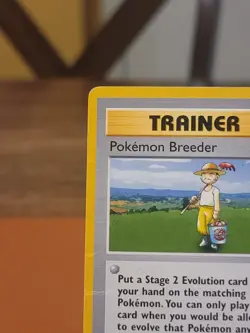 Pokemon Breeder - 76/102 - Pokemon Base Set (Shadowless) DMG CREASED - Image 2
