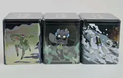 Pokemon TCG: Stacking Tin 2025 Lot Of 3 Packs, Stickers SEALED, IN HAND 3 TINS! - Image 4