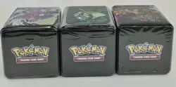 Pokemon TCG: Stacking Tin 2025 Lot Of 3 Packs, Stickers SEALED, IN HAND 3 TINS! - Image 5
