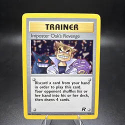 IMPOSTER OAK’S REVENGE - Team Rocket - 76/82 - Uncommon - Pokemon - NM -j - Image 1