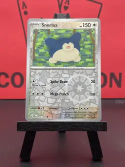 Snorlax 144/191 Surging Sparks Reverse Holo Common Pokemon TCG 2024 LP - Image 2