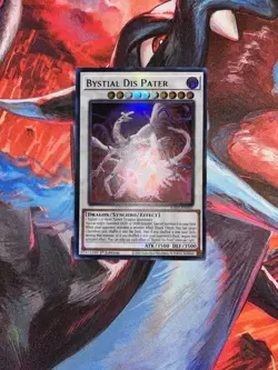 Yugioh! Bystial Dis Pater RA05-EN041 Ultra Rare 1st Edition Near Mint - Image 1