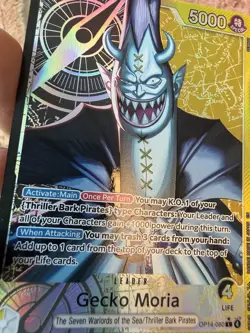 One Piece CCG Gecko Moria Leader Alternate ART OP14-080 EN - Image 4