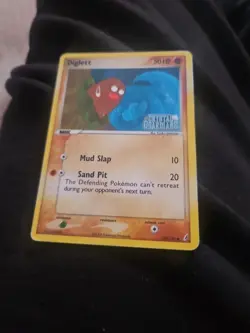 Pokemon Card - Diglett Crystal Guardians 50/100 Common Reverse Holo Stamped - Image 1