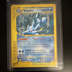 Pokemon Kingdra Aquapolis Holo Rare H14/H32 120 HP English Stage 2 Card - Image 1