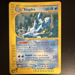 Pokemon Kingdra Aquapolis Holo Rare H14/H32 120 HP English Stage 2 Card - Image 3