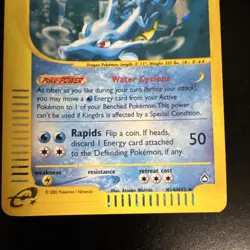 Pokemon Kingdra Aquapolis Holo Rare H14/H32 120 HP English Stage 2 Card - Image 5