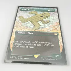 Jumbo Cactuar (Borderless) FINAL FANTASY MTG NM Pack Fresh - Image 1