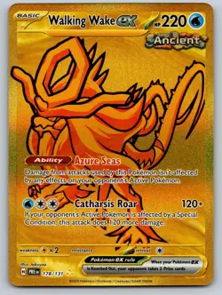 Walking Wake ex 178/131 Prismatic Evolutions Near Mint Pokemon Card - Image 1