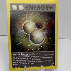 Pokemon TCG Miracle Energy 16/105 Neo Destiny Holo Rare Special Energy Card - Image 2