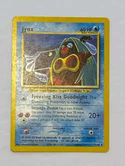 Pokemon TCG Card - 1x Jynx - #31/64 - Neo Revolution - Played MP Vintage - Holo - Image 2