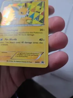 Jolteon BW91 Holo Black And White Promo Pokemon Card Lp - Image 5