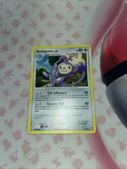 Pokemon TCG Ambipom 3/123 Holo Rare Card Mysterious Treasures NM - Image 2