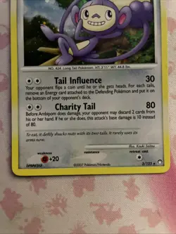 Pokemon TCG Ambipom 3/123 Holo Rare Card Mysterious Treasures NM - Image 4