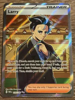 Larry 235/182 Paradox Rift Full Art Holo Ultra Rare Pokemon Card NM (L) - Image 1