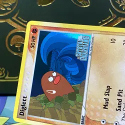 Pokemon TCG Diglett 50/100 Holo EX Crystal Guardians Stamped Card NM - Image 3